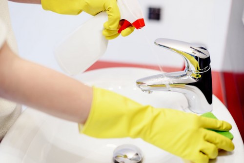 Booking details and service confirmation for a cleaner visit