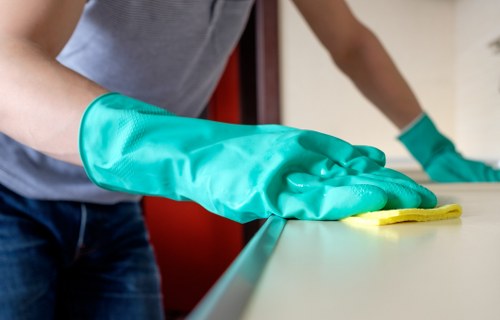 Deep cleaning of a kitchen during one off cleaning in Maidavale